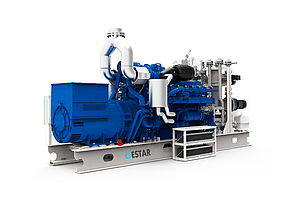 Особливості газопоршневої електростанці ESTAR PE1100O-NG (875 кВт)