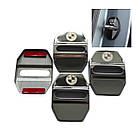 Накладки на дверний замок срібло із логотипом BMW 02, X1 X2 X3 X4 X5 X6 X7 E83 G06 G05 G02 G01 F15 F16 E70 E71 F25 F26 E72 F39, фото 2