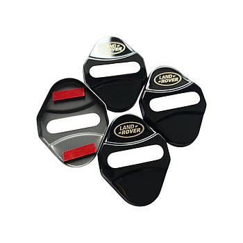 Накладки на дверний замок нікель із логотипом Land Rover