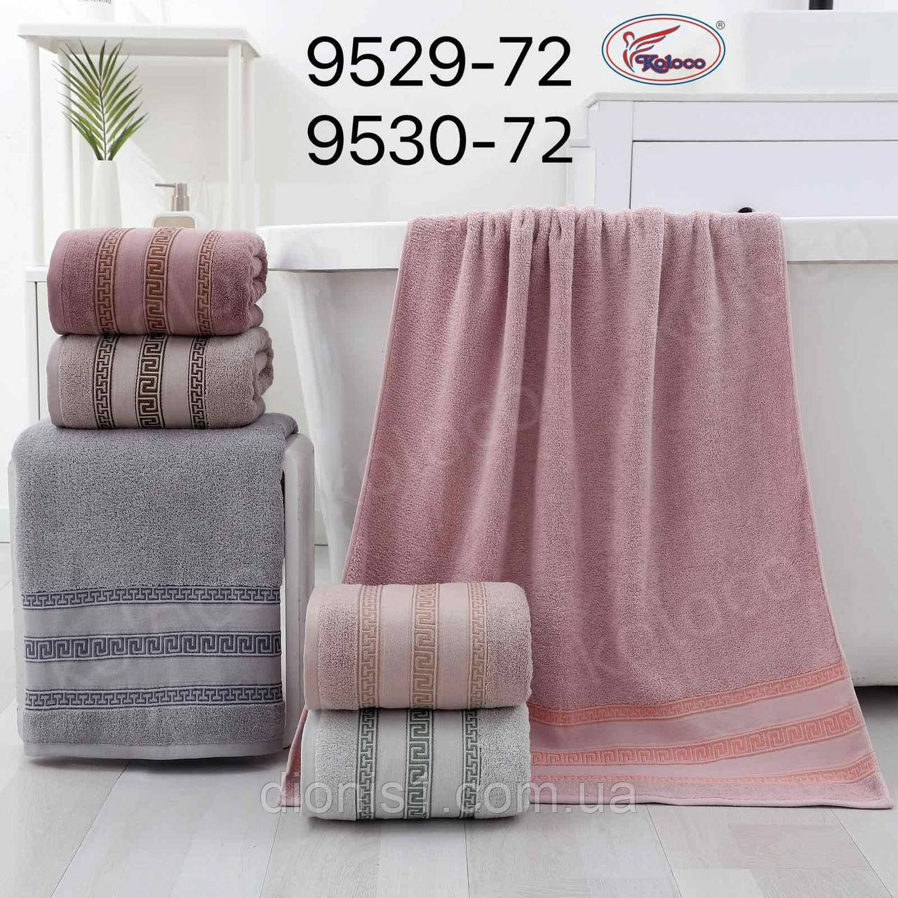 Лазневий махровий рушник 6 шт. в уп. Розмір 70х140 — 100% бавовна, фото 1