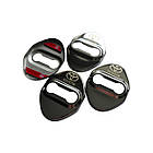 Накладки на дверний замок срібло із логотипом Toyota 01, фото 2