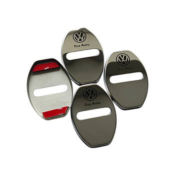 Накладки на дверний замок срібло із логотипом Volkswagen