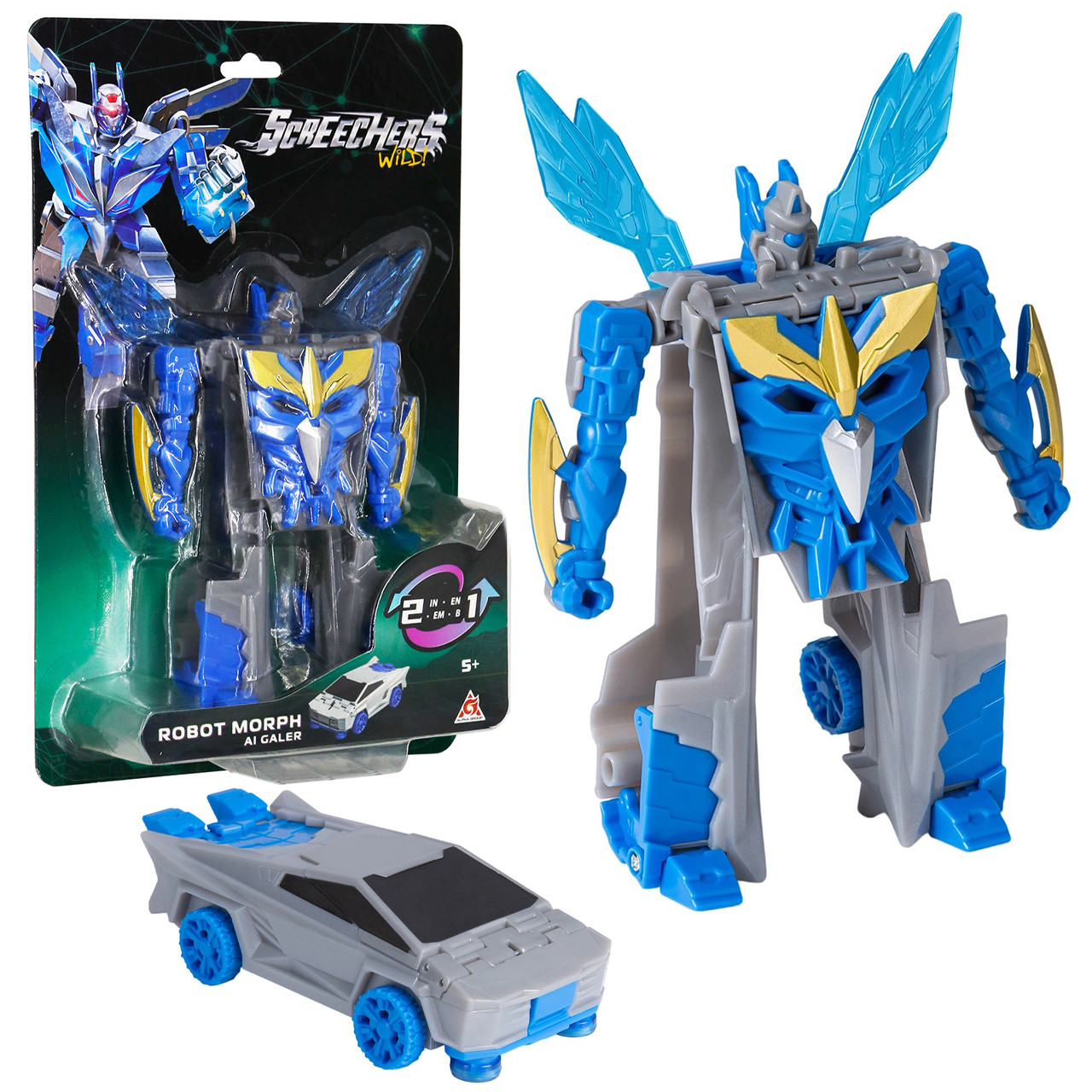 Ігровий набір машинка трансформер Скрітчер Screechers Wild S5 Галер 5 сезон (EU686151), фото 1
