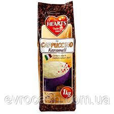 Капучіно Hearts Cappuccino Karamell 1кг 10 шт ящ