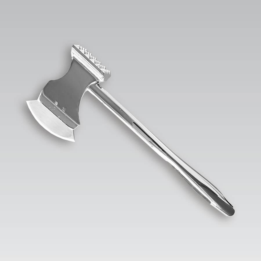 Молоток кухонний для м'яса з сокирою Maestro MR-1576 металевий універсальний