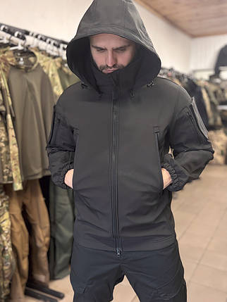 Куртка КОRКА softshell PRO, чорний, фото 1