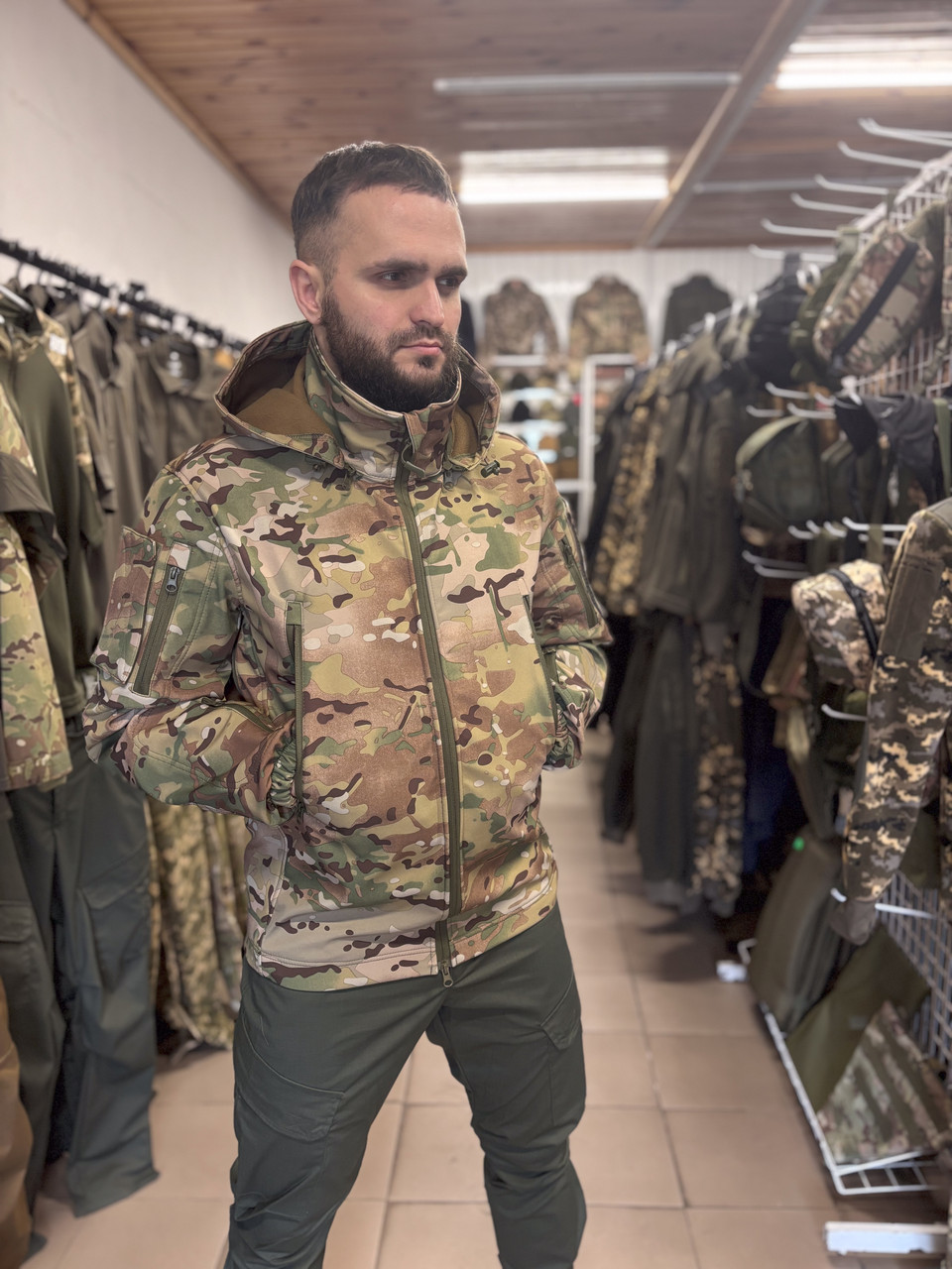 Куртка КОRКА softshell PRO, мультикам