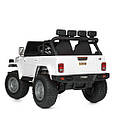 Дитячий двомісний джип Toyota Land Cruiser (білий колір) з пультом дистанційного керування 2.4G, фото 9
