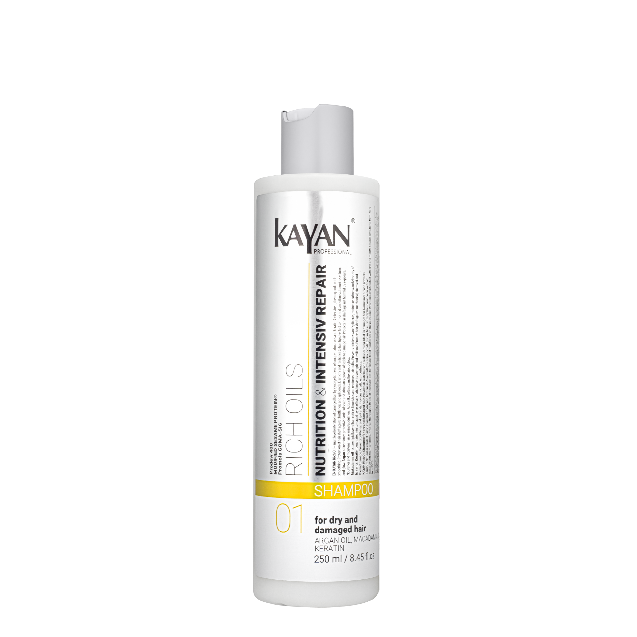 Шампунь для сухого та пошкодженого волосся Kayan Professional Rich Oil Shampoo 250 мл, фото 1