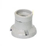 Патрон  керамічний  Е27  прямий фланець