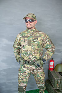 Кітель тактичний, rip-stop, 65% бавовна, мультикам (відтінок 1)