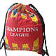 Спортивна сумка-рукзак,мішок для фізкультури - Ліга Чемпіонів, фото 7