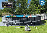 Басейн Intex 26334 Ultra XTR Ø 610 х 122 см, пісочний фільтр 6000 л / год, сходи, тент, підстилка, фото 5