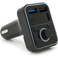 Оригінал! FM модулятор Voltronic D1, підсвітка 7 кольорів, 1.5-3.1A, USB, TF (FM-D1-7Col) - Вища Якість!
