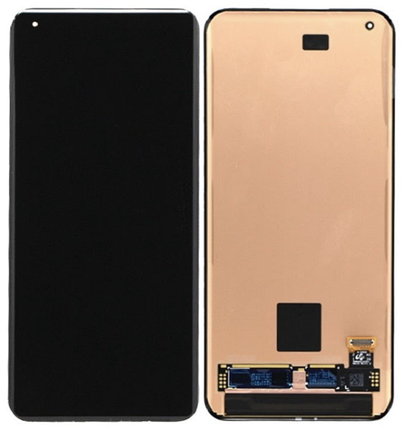 Дисплей (екран) для Xiaomi Mi 11 Pro/Mi 11 Ultra + touchscreen, чорний, Amoled, оригінал (54) переклеєно, фото 1