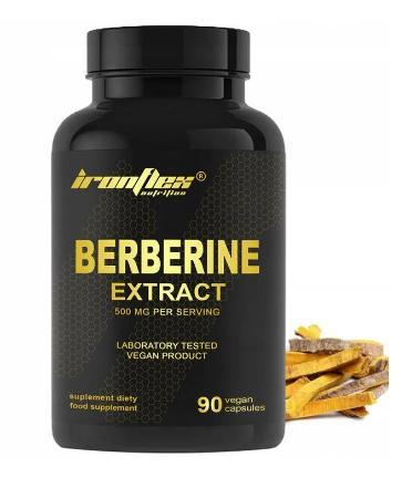Харчова добавка IronFlex BERBERINE EXTRACT 500 mg 90 капсул
