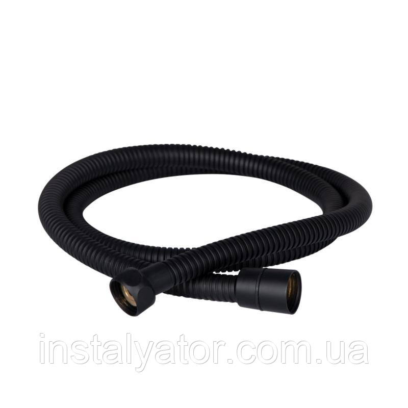 Акційний набір 2+1: Шланг для ручного душу Qtap Hadice QT054BL43073 Black Matt