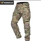 Штани тактичні з наколінниками IDOGEAR мультикам з еластичними вставками