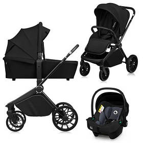Універсальна коляска 3 в 1 Lionelo MIKA  PLUS 3IN1 BLACK ONYX