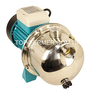 Насос js100 поверхневий самовсмоктуючий для води на дачу центробіжний нержавіючий