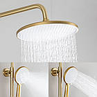 F2488-3 душ. система 3х функц. поворот.вів лат. корпус Ø 35 (сатин золотистий)434ult, фото 3