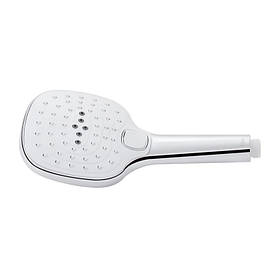 Акційний набір 2+1: Лійка для ручного душу Qtap Rucni QTHLA120N3KCW Chrome/White
