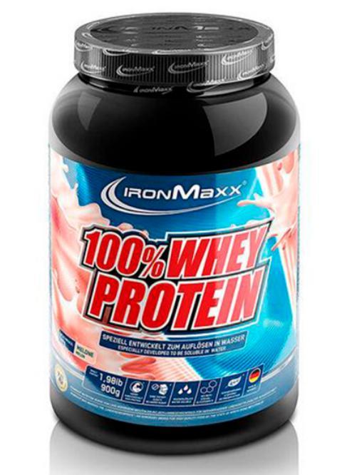 Сироватковий протеїн IRONMAXX 100% Whey Protein 900 грамм Смак : Wasser melon