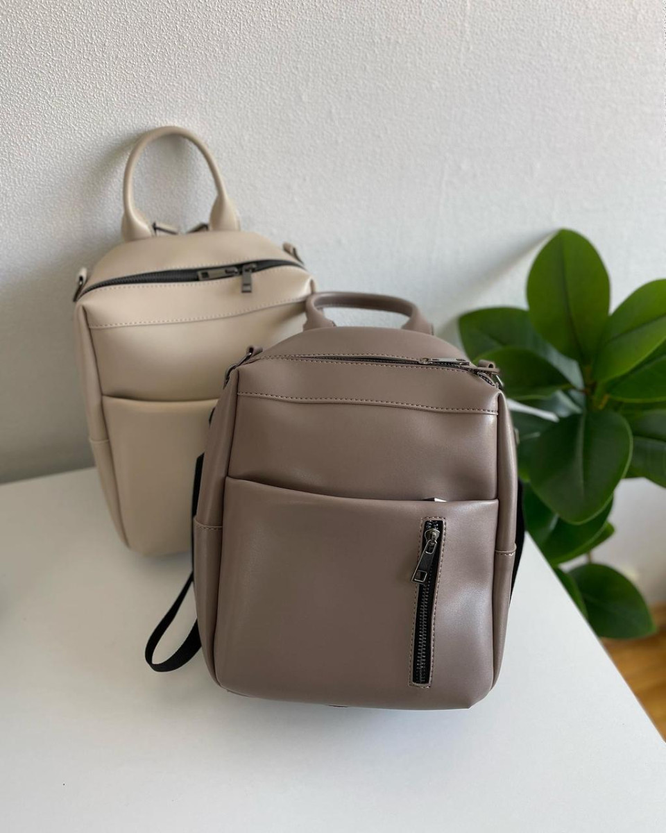 ДИМЧАТИЙ — сумка-рюкзак - великий, якісний, із зручною кишенею спереду (Луцьк, 802) 5011247