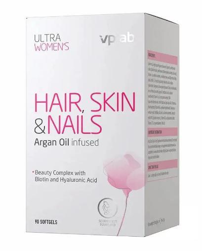 Вітаміни для жінок VPLab Ultra Women's Hair,Skin&Nails 90softgels