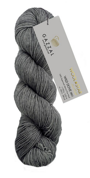 Wool Star Gazzal-3801 темно-сірий, фото 1