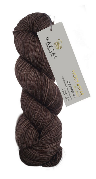 Wool Star Gazzal-3806 коричневий
