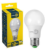 Лампа LED UNILITE A60 12W 4000K E27 220V (U-111150)