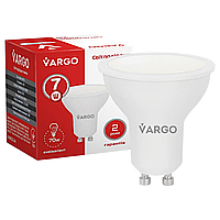 Лампа LED VARGO GU10 7W 4000K 50Hz 220V (V-116011)