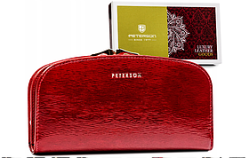 Шкіряний жіночий гаманець в подарунок PETERSONⓇ