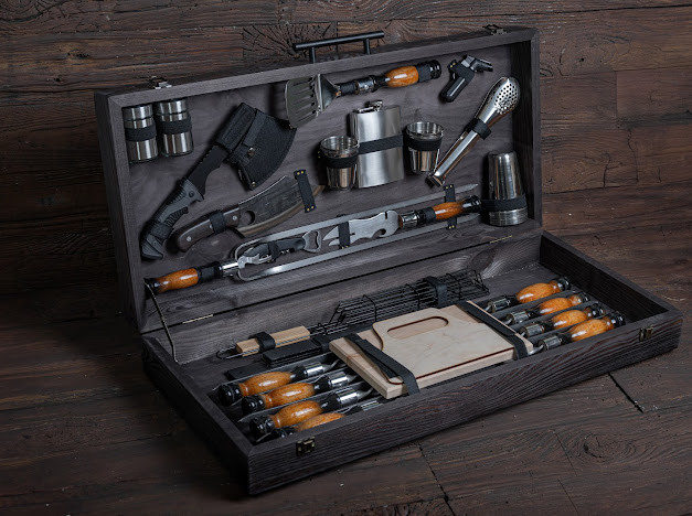 Набір шампурів в кейсі