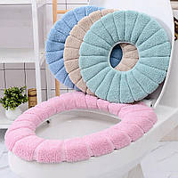 Чохол-накладка, утеплювач на сидінні унітазу на гумці