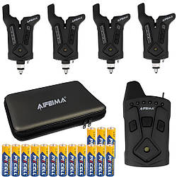 Набір сигналізаторів клювання для Флет лову Feima Wireless Bite Alarm (4+1)