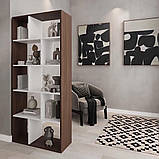 Стелаж для іграшок і книжок 178 см у вітальню Полиця в дім Стелаж роздільник кімнати з ламінованого ДСП, фото 3