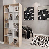 Стелаж для іграшок і книжок 178 см у вітальню Полиця в дім Стелаж роздільник кімнати з ламінованого ДСП, фото 5