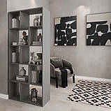 Стелаж для іграшок і книжок 178 см у вітальню Полиця в дім Стелаж роздільник кімнати з ламінованого ДСП, фото 6