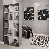 Стелаж для іграшок і книжок 178 см у вітальню Полиця в дім Стелаж роздільник кімнати з ламінованого ДСП, фото 4