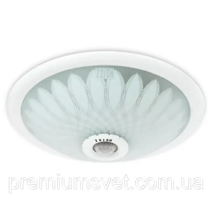 Світ. метал. скло max 2*25W E27 Lighting fixture+sensor білий 400000112