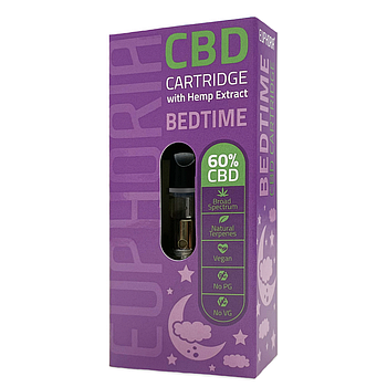 🌱 Картридж 510 Euphoria CBD Cartridge Bedtime - 60% CBD з широким спектром канабіноїдів