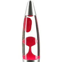 Лава лампа двоколірна 34 см Червона, Настільна лава лампа LAVA LAMP Колір Червона 34 см, фото 3
