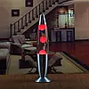 Лава лампа двоколірна 34 см Червона, Настільна лава лампа LAVA LAMP Колір Червона 34 см, фото 8
