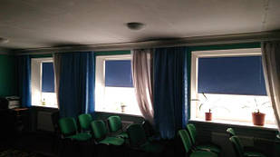 Тканинні ролети Блекаут, відкрита та закрита системи Besta