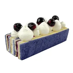 Тістечко  Чорниця-лимон(шматок),115г/шт (коробка 6 шт),заморожений