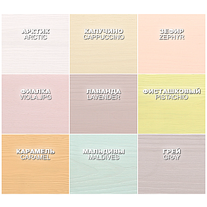 Акрилове просочення для дерева Bionic House Pastel Wood Color всі кольори 0.8л, фото 4
