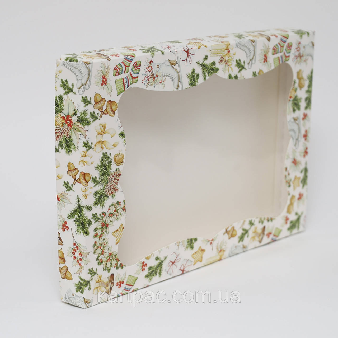 Коробка для печива і пряників святкова "НР21" 300*200*30, фото 1