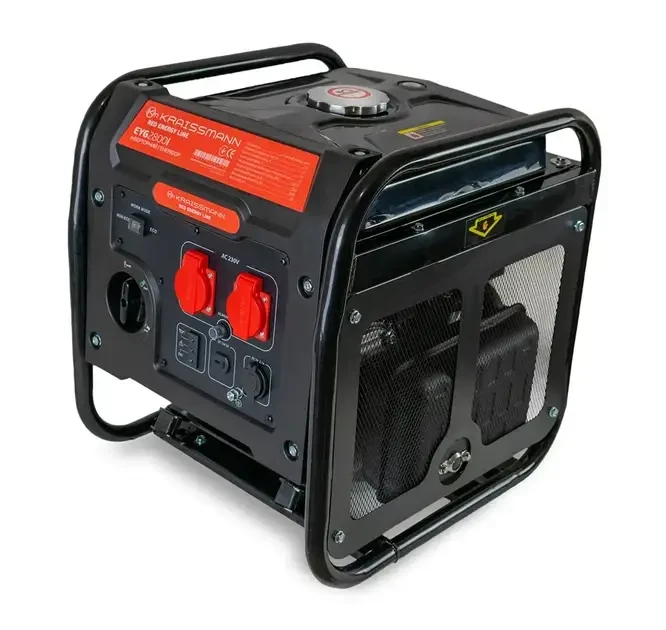 Інверторний бензиновий генератор KRAISSMANN EYG2800i RED ENERGY LINE, фото 1